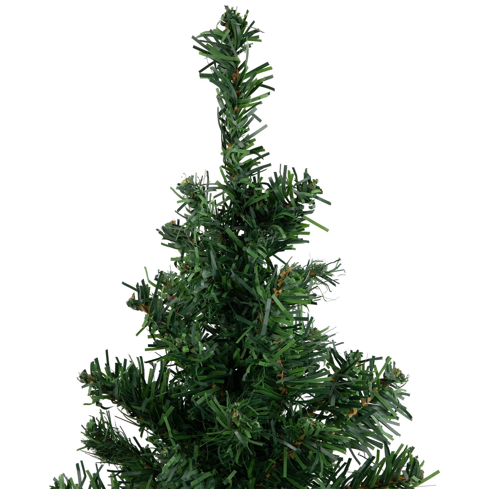 18" Unlit Two-Tone Mixed Pine Artificial Christmas Tree with Burlap Base